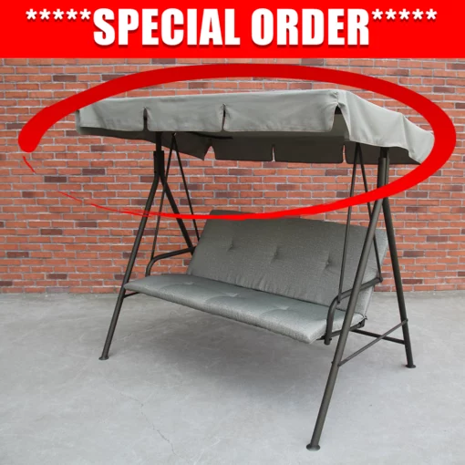TOPS Replacement Canopy For For Living Parsons Collection Outdoor Patio 3-Seater Swing 1 TOPS Replacement Canopy For For Living Parsons Collection Outdoor Patio 3-Seater Swing