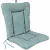 Jordan Manufacturing Custom Order Cushions Outdoor Knife Edge Euro Style Chair Cushion- Sunbrella CAST MIST GLEN RAVEN
