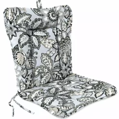 Jordan Manufacturing Outdoor Knife Edge Euro Style Chair Cushion-COPELAND NOIR RICHLOOM Custom Order Cushions