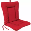 Jordan Manufacturing Custom Order Cushions Outdoor Knife Edge Euro Style Chair Cushion- Sunbrella CANVAS JOCKEY ACR RED ACR GLEN RAVEN