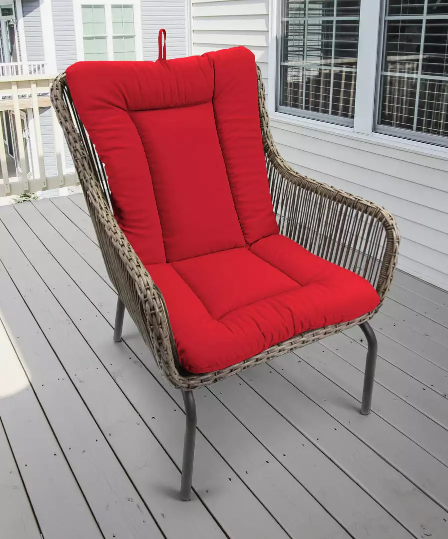 Jordan Manufacturing Custom Order Cushions Outdoor Knife Edge Euro Style Chair Cushion- Sunbrella CANVAS JOCKEY ACR RED ACR GLEN RAVEN 2 Jordan Manufacturing Custom Order Cushions Outdoor Knife Edge Euro Style Chair Cushion- Sunbrella CANVAS JOCKEY ACR RED ACR GLEN RAVEN