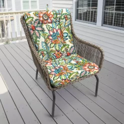 Jordan Manufacturing Outdoor Knife Edge Euro Style Chair Cushion-COPELAND FIESTA RICHLOOM Custom Order Cushions