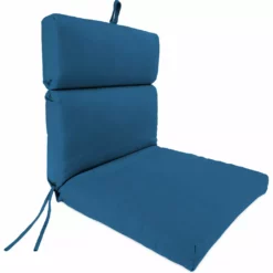 Jordan Manufacturing Outdoor French Edge Dining Chair Cushion- Sunbrella CAVAS REGATTA GLEN RAVEN Custom Order Cushions