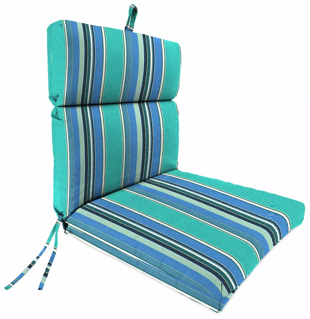 Jordan Manufacturing Custom Order Cushions Outdoor French Edge Dining Chair Cushion- Sunbrella DOLCE STR OASIS ACR GLEN RAVEN 1 Jordan Manufacturing Custom Order Cushions Outdoor French Edge Dining Chair Cushion- Sunbrella DOLCE STR OASIS ACR GLEN RAVEN