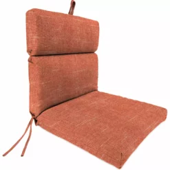 Jordan Manufacturing Outdoor French Edge Dining Chair Cushion-TORY SUNSET RICHLOOM