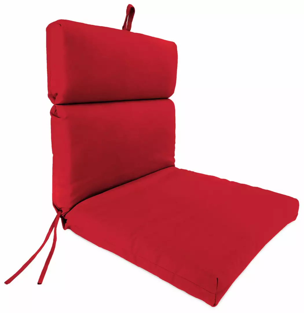 Jordan Manufacturing Custom Order Cushions Outdoor French Edge Dining Chair Cushion- Sunbrella CANVAS JOCKEY ACR RED ACR GLEN RAVEN 1 Jordan Manufacturing Custom Order Cushions Outdoor French Edge Dining Chair Cushion- Sunbrella CANVAS JOCKEY ACR RED ACR GLEN RAVEN