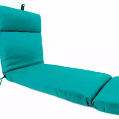 Jordan Manufacturing Custom Order Cushions Outdoor French Edge Chaise Lounge Cushion- Sunbrella CANVAS ARUBA GLEN RAVEN