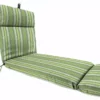 Jordan Manufacturing Custom Order Cushions Outdoor French Edge Chaise Lounge Cushion- Sunbrella FOSTER SURFSIDE RAVEN