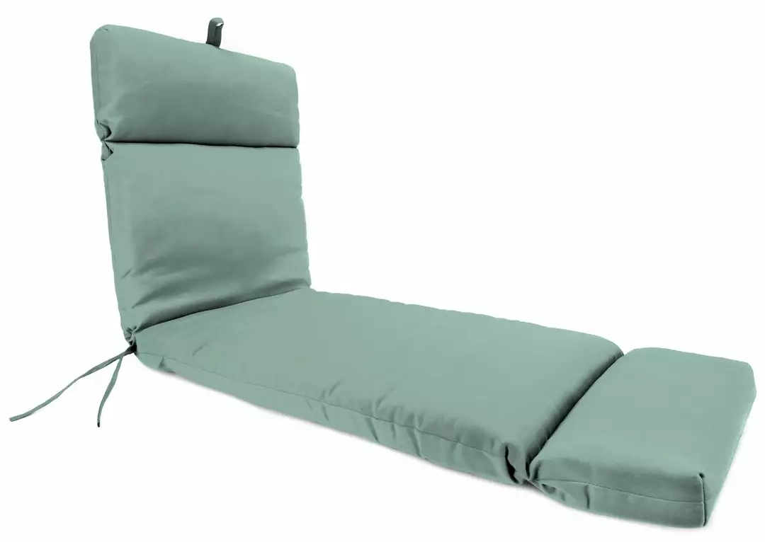Jordan Manufacturing Custom Order Cushions Outdoor French Edge Chaise Lounge Cushion- Sunbrella CANVAS SPA ACR GLEN RAVEN 1 Jordan Manufacturing Custom Order Cushions Outdoor French Edge Chaise Lounge Cushion- Sunbrella CANVAS SPA ACR GLEN RAVEN