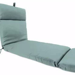 Jordan Manufacturing Outdoor French Edge Chaise Lounge Cushion- Sunbrella SHORE LINEN GLEN RAVEN Custom Order Cushions