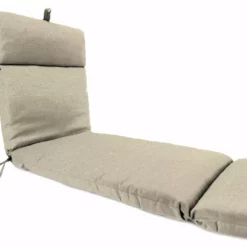 Jordan Manufacturing Outdoor French Edge Chaise Lounge Cushion-TORY BISQUE RICHLOOM