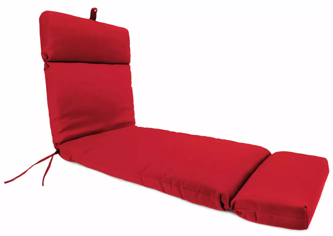 Jordan Manufacturing Outdoor French Edge Chaise Lounge Cushion- Sunbrella CANVAS JOCKEY ACR RED ACR GLEN RAVEN 1 Jordan Manufacturing Outdoor French Edge Chaise Lounge Cushion- Sunbrella CANVAS JOCKEY ACR RED ACR GLEN RAVEN