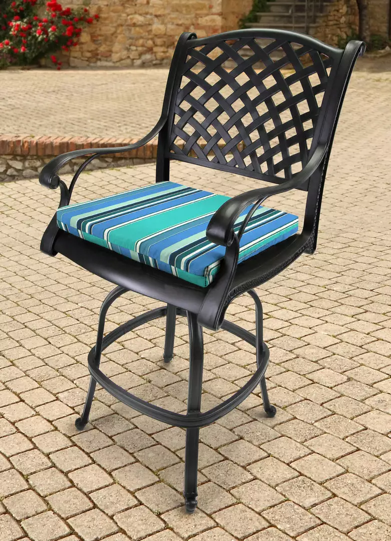 Jordan Manufacturing Custom Order Cushions Set Of 2 Outdoor French Edge Seat Cushions- Sunbrella DOLCE STR OASIS ACR GLEN RAVEN 2 Jordan Manufacturing Custom Order Cushions Set Of 2 Outdoor French Edge Seat Cushions- Sunbrella DOLCE STR OASIS ACR GLEN RAVEN