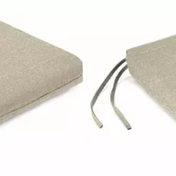 Jordan Manufacturing Custom Order Cushions Outdoor French Edge Seat Cushion-TORY BISQUE RICHLOOM