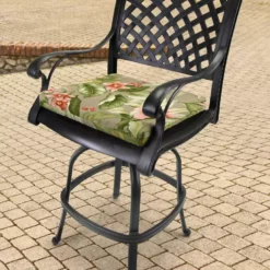 Jordan Manufacturing Custom Order Cushions Outdoor French Edge Seat Cushion-TAHITI SUNRISE RICHLOOM