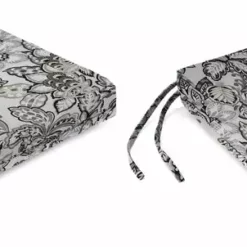 Jordan Manufacturing Custom Order Cushions Outdoor French Edge Seat Cushion-COPELAND NOIR RICHLOOM