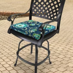 Jordan Manufacturing Outdoor French Edge Seat Cushion-FANFARE CAPRI