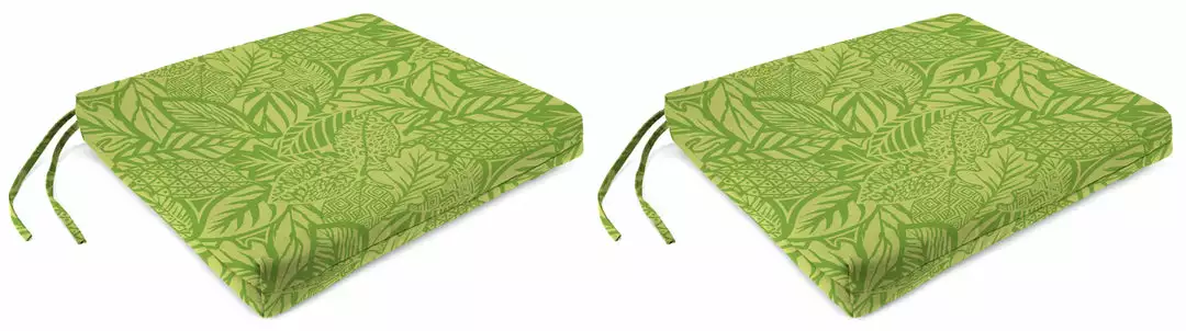 Jordan Manufacturing Outdoor French Edge Seat Cushion-MAVEN LEAF RICHLOOM Custom Order Cushions 1 Jordan Manufacturing Outdoor French Edge Seat Cushion-MAVEN LEAF RICHLOOM Custom Order Cushions