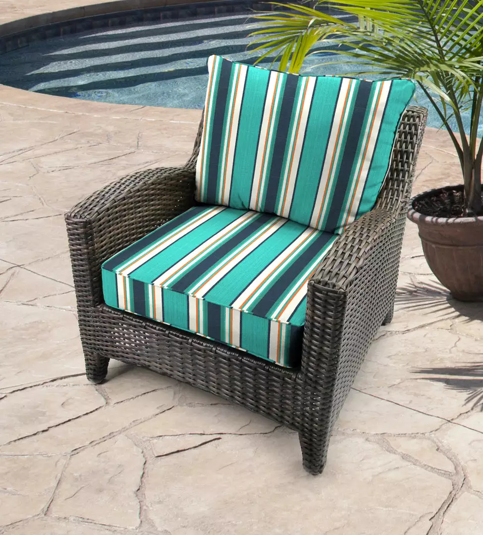 Jordan Manufacturing Custom Order Cushions Outdoor 2PC Deep Seat Chair Cushion- Sunbrella TOKEN SURFSIDE GLEN RAVEN 2 Jordan Manufacturing Custom Order Cushions Outdoor 2PC Deep Seat Chair Cushion- Sunbrella TOKEN SURFSIDE GLEN RAVEN