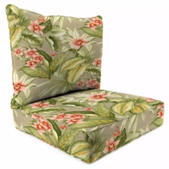 Jordan Manufacturing Outdoor 2PC Deep Seat Chair Cushion-TAHITI SUNRISE RICHLOOM Custom Order Cushions