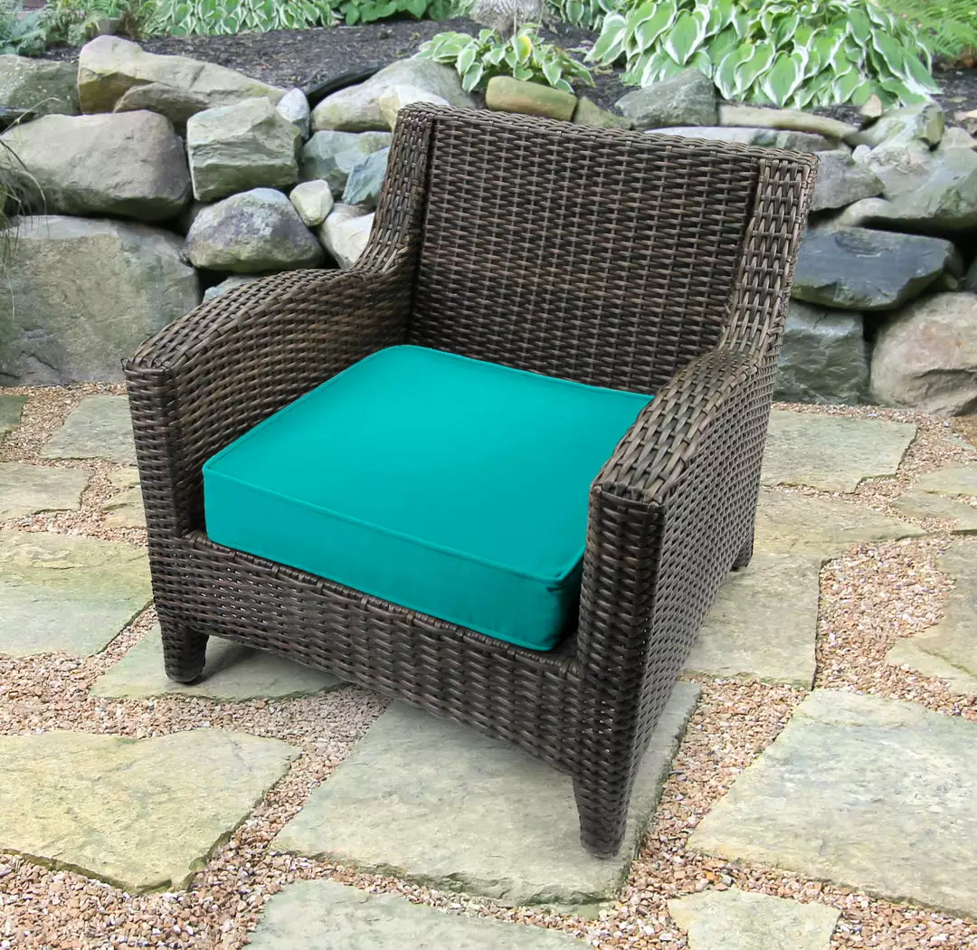 Jordan Manufacturing Custom Order Cushions Outdoor Boxed Edge Deep Seat Cushion- Sunbrella CANVAS ARUBA GLEN RAVEN 2 Jordan Manufacturing Custom Order Cushions Outdoor Boxed Edge Deep Seat Cushion- Sunbrella CANVAS ARUBA GLEN RAVEN