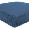 Jordan Manufacturing Outdoor Boxed Edge Deep Seat Cushion-HUSK TEXTURE CAPRI RICHLOOM Custom Order Cushions