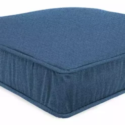 Jordan Manufacturing Outdoor Boxed Edge Deep Seat Cushion-HUSK TEXTURE CAPRI RICHLOOM Custom Order Cushions