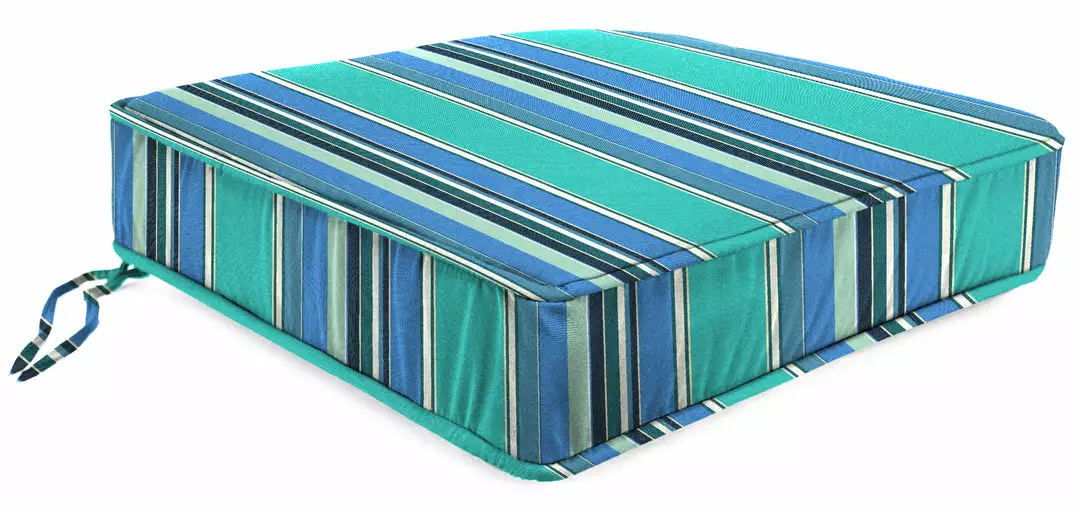 Jordan Manufacturing Outdoor Boxed Edge Deep Seat Cushion- Sunbrella DOLCE STR OASIS ACR GLEN RAVEN Custom Order Cushions 1 Jordan Manufacturing Outdoor Boxed Edge Deep Seat Cushion- Sunbrella DOLCE STR OASIS ACR GLEN RAVEN Custom Order Cushions
