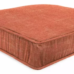 Jordan Manufacturing Outdoor Boxed Edge Deep Seat Cushion-TORY SUNSET RICHLOOM Custom Order Cushions