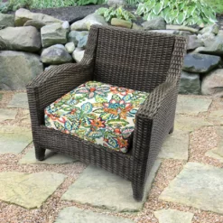 Jordan Manufacturing Outdoor Boxed Edge Deep Seat Cushion-COPELAND FIESTA RICHLOOM