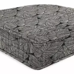 Jordan Manufacturing Custom Order Cushions Outdoor Boxed Edge Deep Seat Cushion-TALIA NOIR RICHLOOM