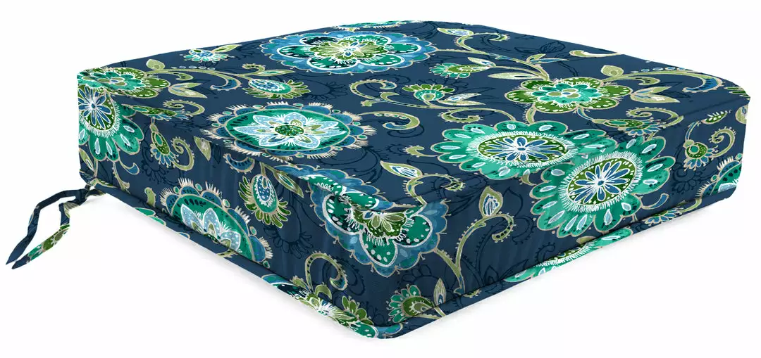 Jordan Manufacturing Outdoor Boxed Edge Deep Seat Cushion-FANFARE CAPRI Custom Order Cushions 1 Jordan Manufacturing Outdoor Boxed Edge Deep Seat Cushion-FANFARE CAPRI Custom Order Cushions