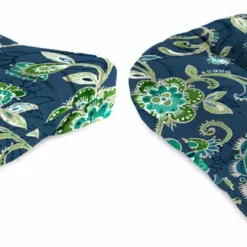 Jordan Manufacturing Custom Order Cushions Set Of 2 Outdoor 18" Wicker Chair Cushions-FANFARE CAPRI