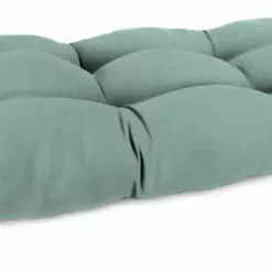 Jordan Manufacturing Custom Order Cushions Outdoor 44" Wicker Loveseat Cushion-Sunbrella CANVAS SPA ACR GLEN RAVEN