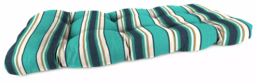 Jordan Manufacturing Custom Order Cushions Outdoor 44" Wicker Loveseat Cushion-Sunbrella TOKEN SURFSIDE GLEN RAVEN 1 Jordan Manufacturing Custom Order Cushions Outdoor 44" Wicker Loveseat Cushion-Sunbrella TOKEN SURFSIDE GLEN RAVEN