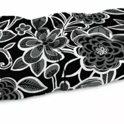 Jordan Manufacturing Custom Order Cushions Outdoor 44" Wicker Loveseat Cushion-HALSEY SHADOW RICHLOOM