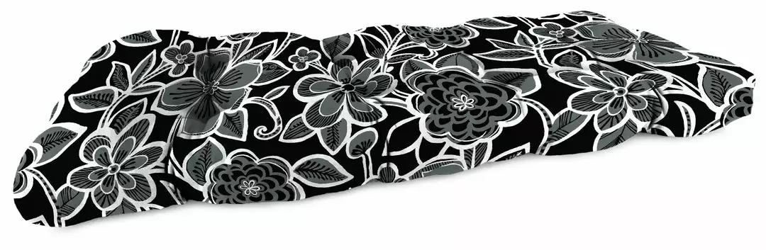 Jordan Manufacturing Custom Order Cushions Outdoor 44" Wicker Loveseat Cushion-HALSEY SHADOW RICHLOOM 1 Jordan Manufacturing Custom Order Cushions Outdoor 44" Wicker Loveseat Cushion-HALSEY SHADOW RICHLOOM
