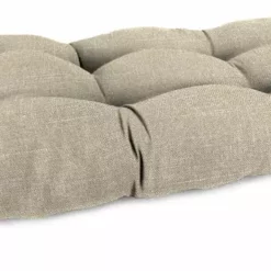 Jordan Manufacturing Outdoor 44" Wicker Loveseat Cushion-TORY BISQUE RICHLOOM Custom Order Cushions