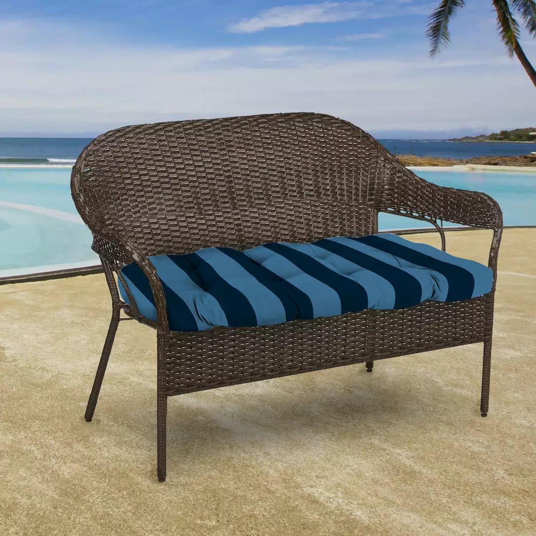 Jordan Manufacturing Outdoor 44" Wicker Loveseat Cushion-PREVIEW CAPRI RICHLOOM Custom Order Cushions 2 Jordan Manufacturing Outdoor 44" Wicker Loveseat Cushion-PREVIEW CAPRI RICHLOOM Custom Order Cushions