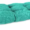 Jordan Manufacturing Outdoor 44" Wicker Loveseat Cushion-MAVEN LAGOON