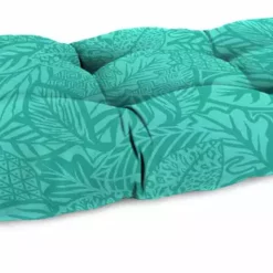 Jordan Manufacturing Outdoor 44" Wicker Loveseat Cushion-MAVEN LAGOON