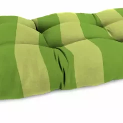 Jordan Manufacturing Outdoor 44" Wicker Loveseat Cushion-PREVIEW LEAF RICHLOOM