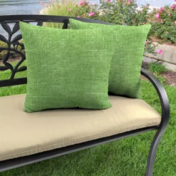 Jordan Manufacturing Outdoor 18" Accessory Throw Pillows-TORY PALM RICHLOOM Custom Order Cushions