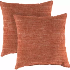 Jordan Manufacturing Custom Order Cushions Outdoor 18" Accessory Throw Pillows-TORY SUNSET RICHLOOM
