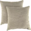 Jordan Manufacturing Outdoor 18" Accessory Throw Pillows-TORY BISQUE RICHLOOM Custom Order Cushions