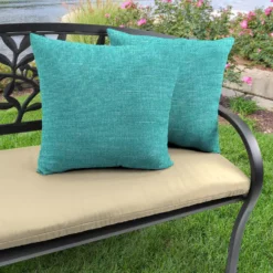 Jordan Manufacturing Outdoor 18" Accessory Throw Pillows-TORY CARIBE RICHLOOM