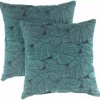 Jordan Manufacturing Outdoor 18" Accessory Throw Pillows-TALIA CARIBE RICHLOOM