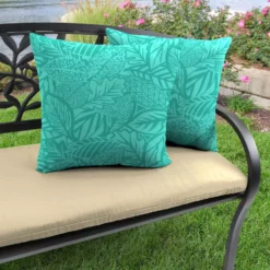 Jordan Manufacturing Outdoor 18" Accessory Throw Pillows-MAVEN LAGOON Custom Order Cushions