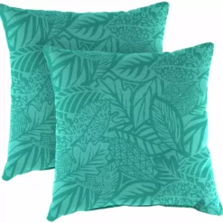 Jordan Manufacturing Outdoor 18" Accessory Throw Pillows-MAVEN LAGOON Custom Order Cushions