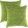 Jordan Manufacturing Outdoor 18" Accessory Throw Pillows-MAVEN LEAF RICHLOOM